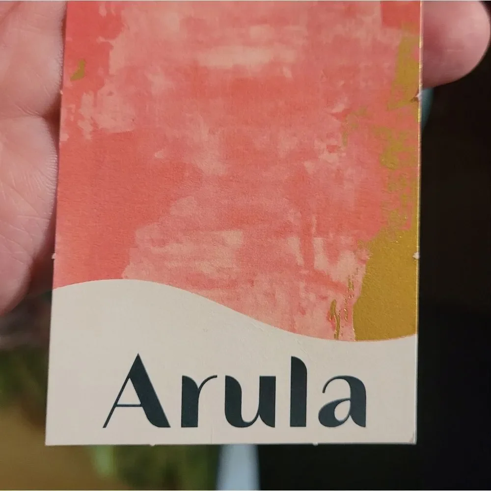 SOLD🎯Arula NWT Boho Tiered Blue Ruffle Blouse Size XL - Picture 7 of 12